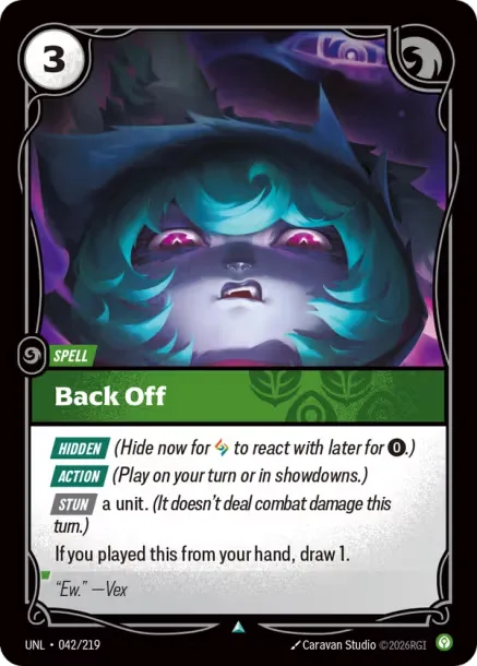 Back Off