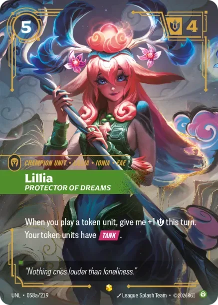 Lillia, Protector of Dreams