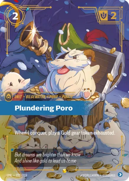 Plundering Poro