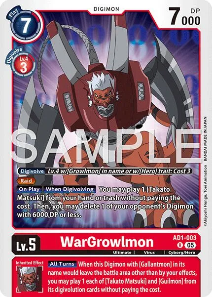 WarGrowlmon (AD1-003)