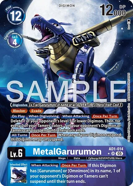 MetalGarurumon (AD1-014)