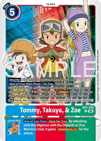 Tommy, Takuya, & Zoe (AD1-020)
