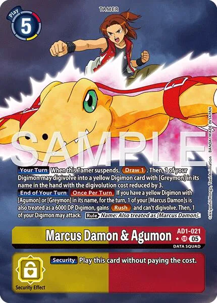 Marcus Damon & Agumon (AD1-021)