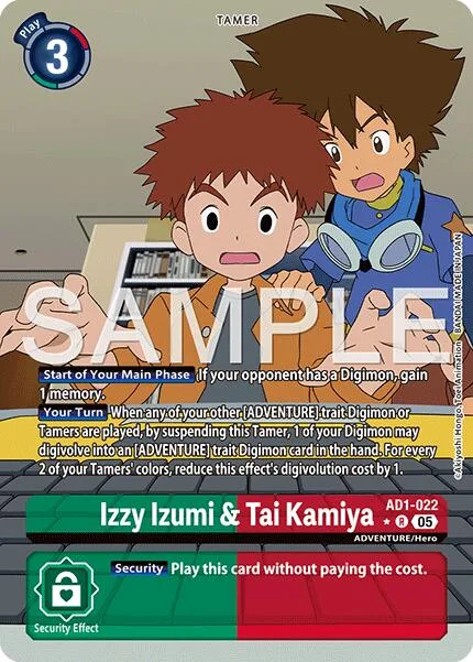 Izzy Izumi & Tai Kamiya (AD1-022)