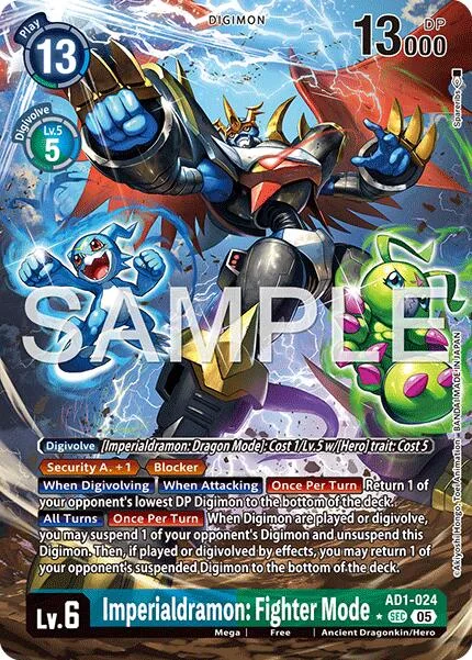 Imperialdramon: Fighter Mode (AD1-024)