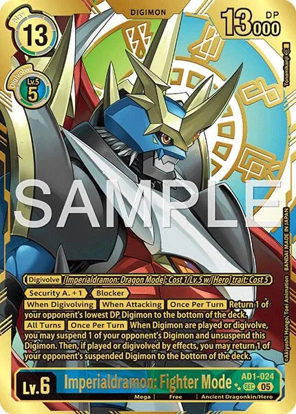 Imperialdramon: Fighter Mode (AD1-024)