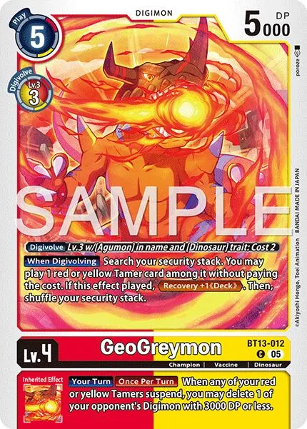 GeoGreymon (BT13-012)