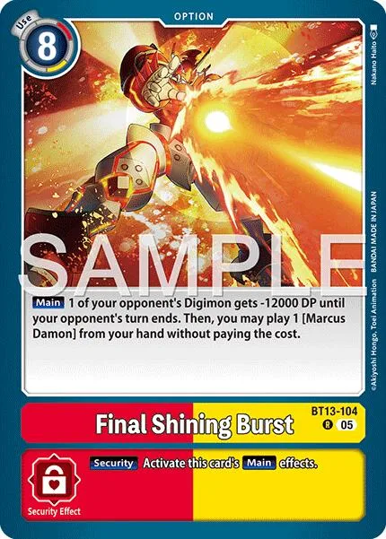 Final Shining Burst (BT13-104)
