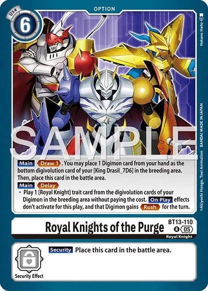 Royal Knights of the Purge (BT13-110)