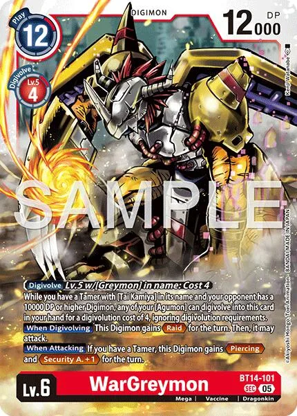 WarGreymon (BT14-101)