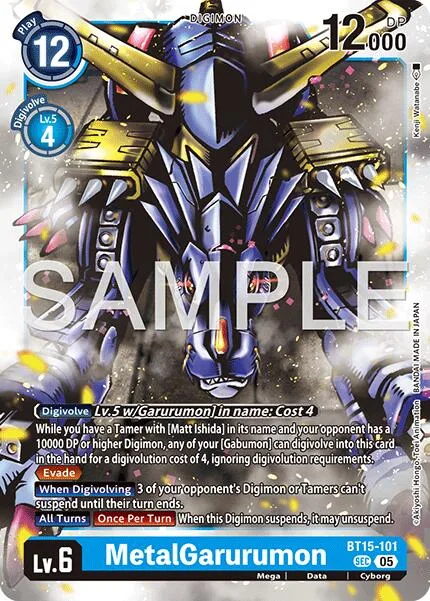 MetalGarurumon (BT15-101)