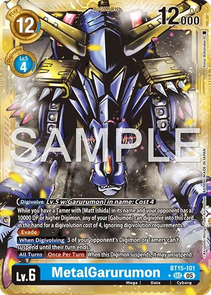 MetalGarurumon (BT15-101)