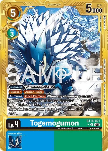 Togemogumon (BT16-021)