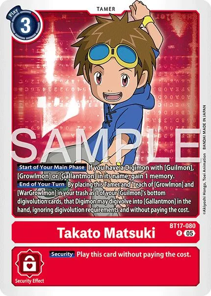 Takato Matsuki (BT17-080)