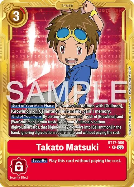 Takato Matsuki (BT17-080)