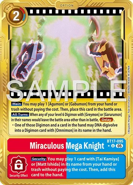 Miraculous Mega Knight (BT17-095)