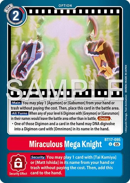 Miraculous Mega Knight (BT17-095)