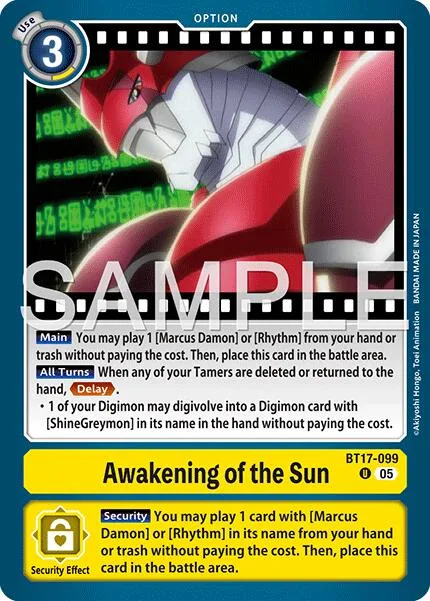 Awakening of the Sun (BT17-099)