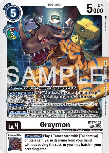 Greymon (BT17-102)