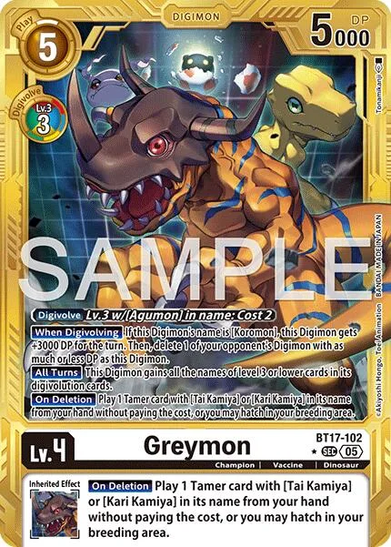 Greymon (BT17-102)