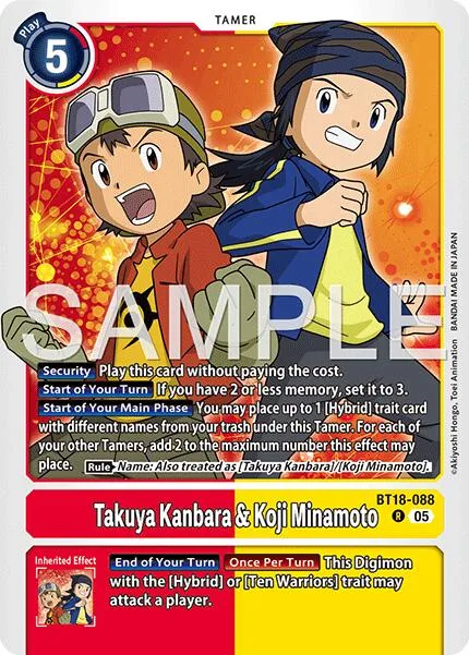 Takuya Kanbara & Koji Minamoto (BT18-088)