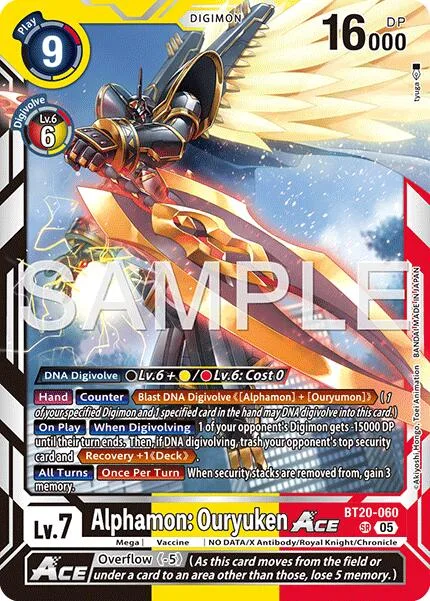 Alphamon: Ouryuken Ace (BT20-060)