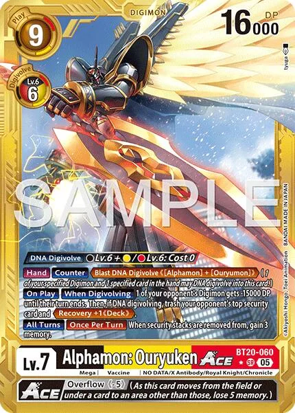 Alphamon: Ouryuken Ace (BT20-060)