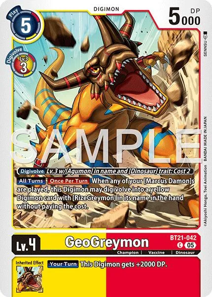 GeoGreymon (BT21-042)