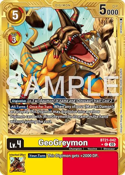 GeoGreymon (BT21-042)