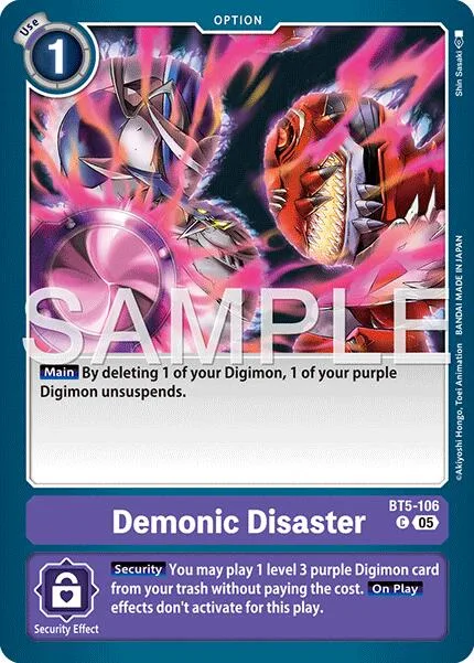 Demonic Disaster (BT5-106)