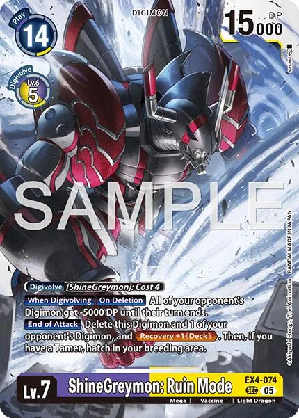 ShineGreymon: Ruin Mode (EX4-074)