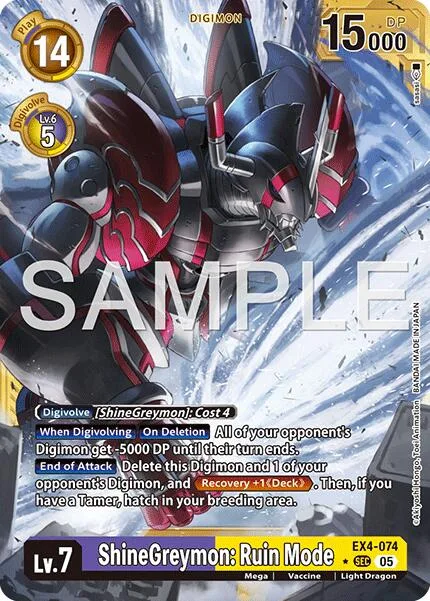 ShineGreymon: Ruin Mode (EX4-074)