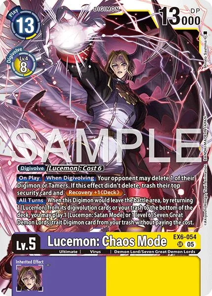 Lucemon: Chaos Mode (EX6-054)