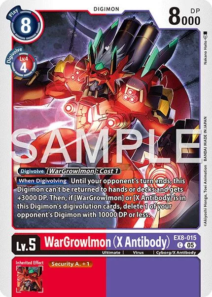 WarGrowlmon (X Antibody) (EX8-015)