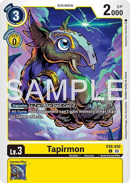 Tapirmon (EX8-030)
