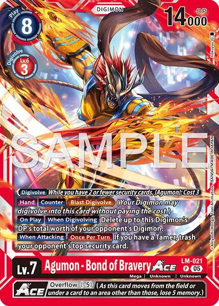 Agumon - Bond of Bravery Ace (LM-021)