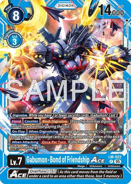 Gabumon - Bond of Friendship Ace (LM-022)