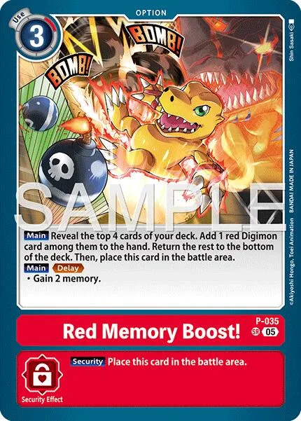 Red Memory Boost! (P-035)