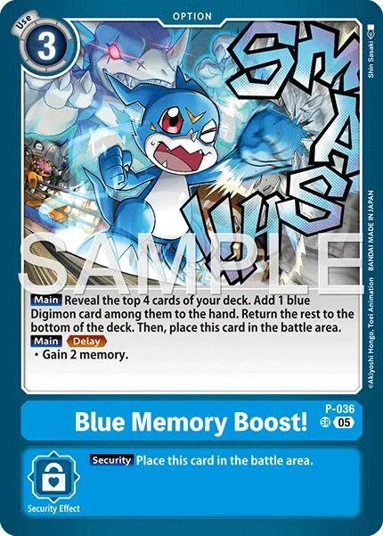 Blue Memory Boost! (P-036)