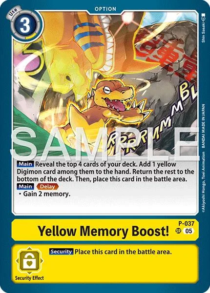 Yellow Memory Boost! (P-037)