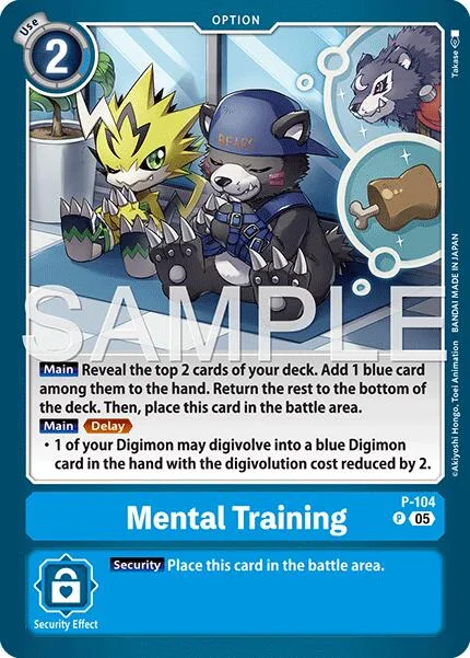 Mental Training (P-104)