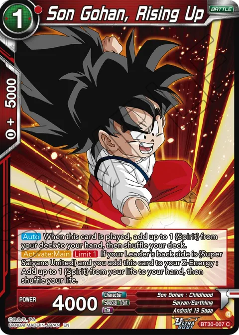 Son Gohan, Rising Up