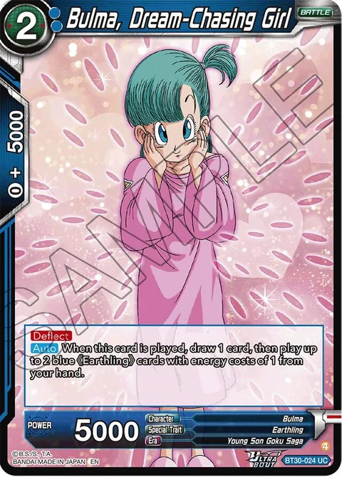 Bulma, Dream-Chasing Girl