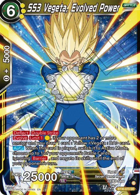 SS3 Vegeta, Evolved Power