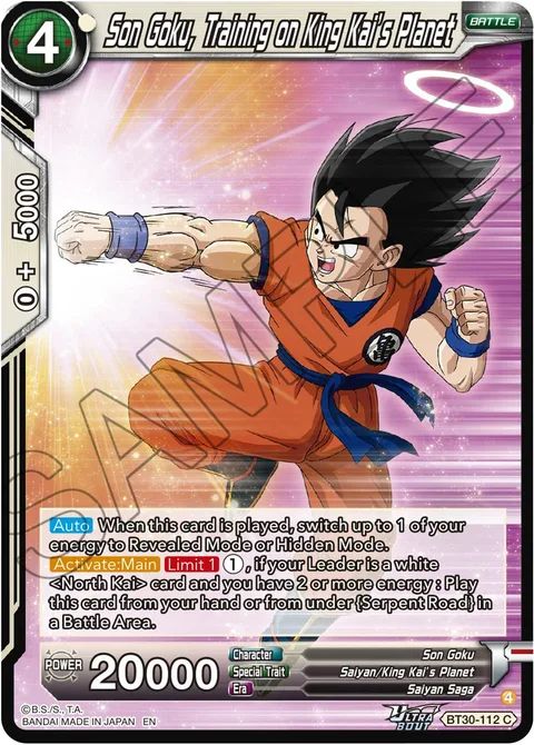 Son Goku, Training on King Kai's Planet