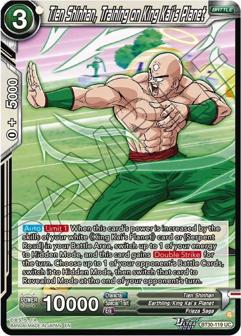 Tien Shinhan, Training on King Kai's Planet