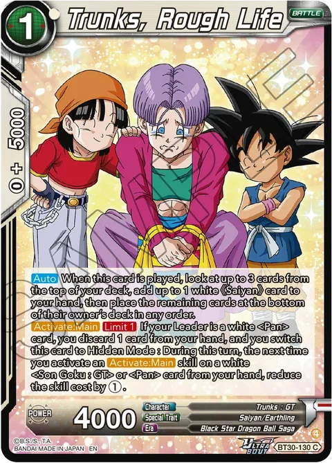 Trunks, Rough Life