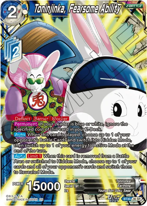 Toninjinka, Fearsome Ability