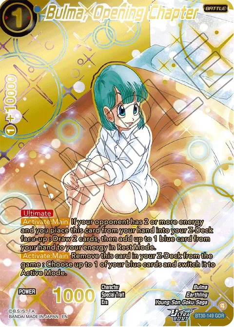 Bulma, Opening Chapter