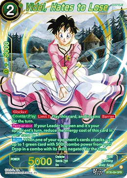 Videl, Hates to Lose